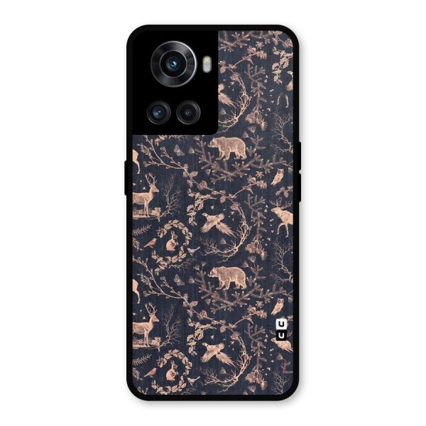 Beautiful Animal Design Metal Back Case for OnePlus 10R