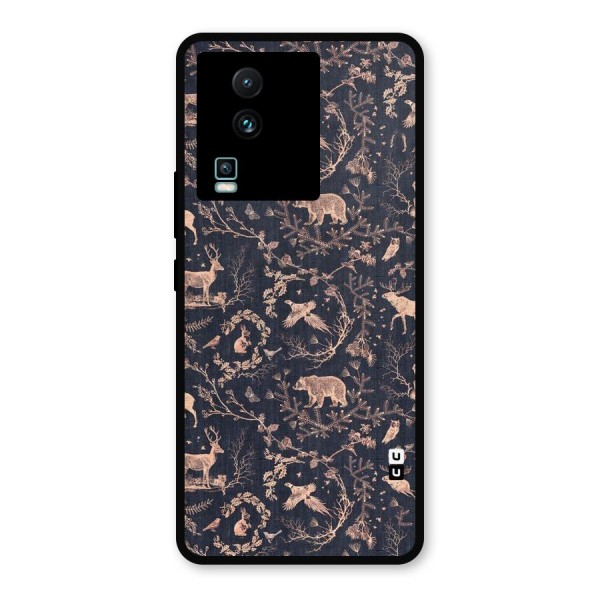 Beautiful Animal Design Metal Back Case for iQOO Neo 7 Pro