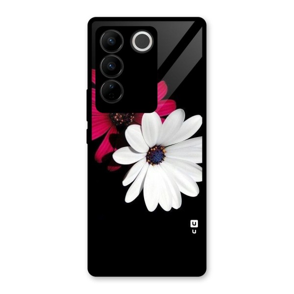 Beautiful Blooming Glass Back Case for Vivo V27