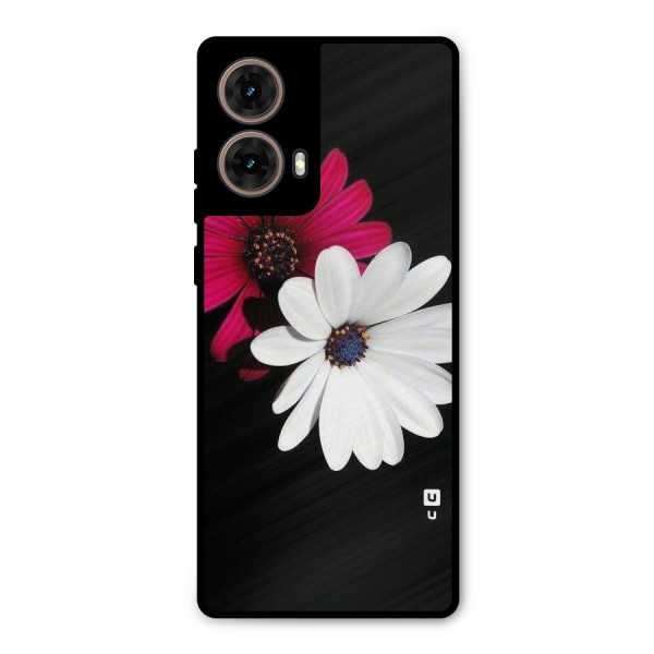 Beautiful Blooming Metal Back Case for Moto G85