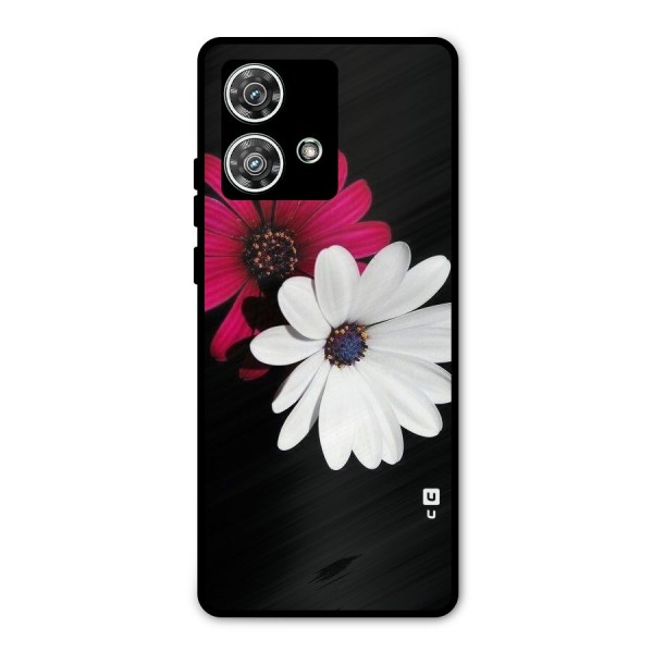 Beautiful Blooming Metal Back Case for Motorola Edge 40 Neo