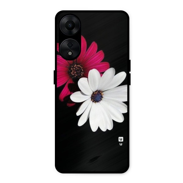 Beautiful Blooming Metal Back Case for Oppo A78 5G