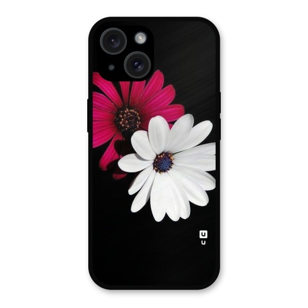 Beautiful Blooming Metal Back Case for iPhone 15