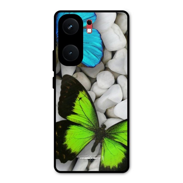 Beautiful Butterflies Metal Back Case for iQOO Neo 9 Pro