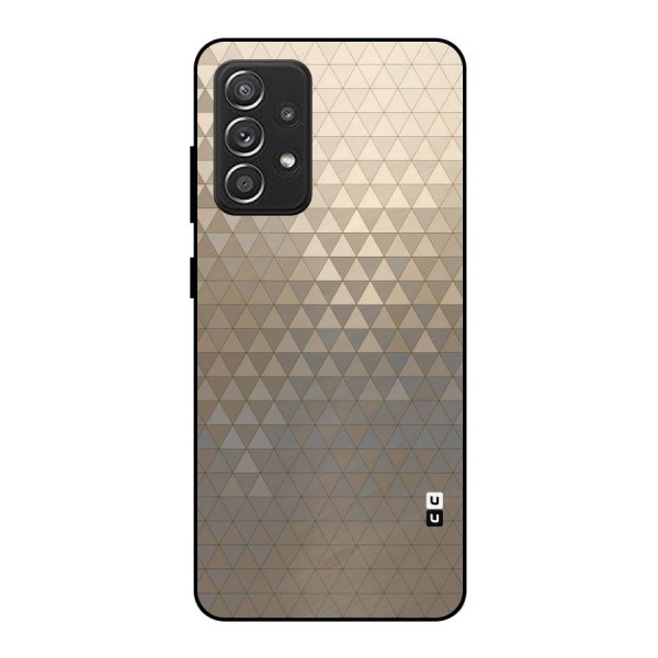 Beautiful Golden Pattern Metal Back Case for Galaxy A52s 5G