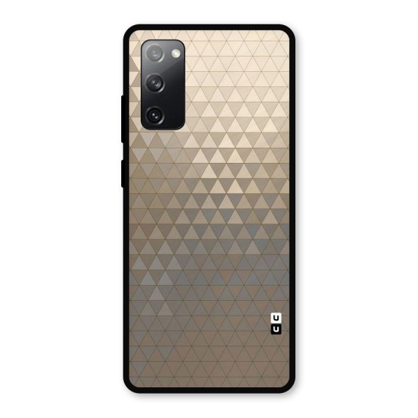 Beautiful Golden Pattern Metal Back Case for Galaxy S20 FE 5G
