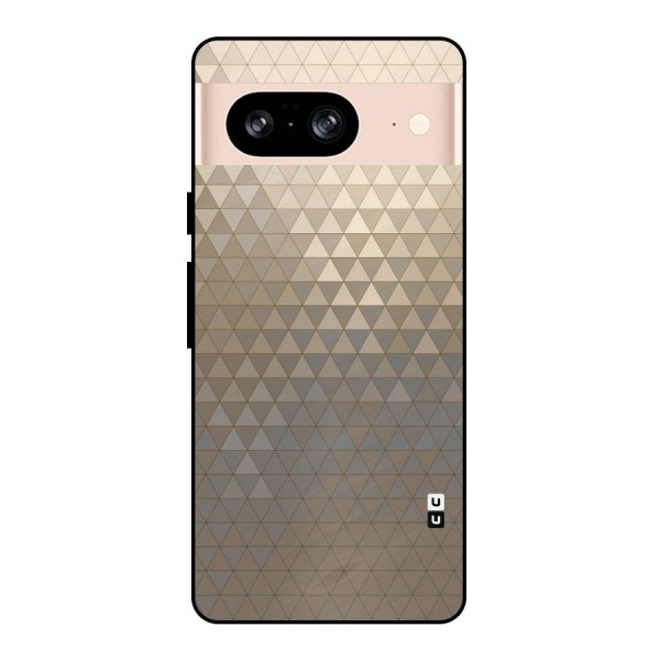 Beautiful Golden Pattern Metal Back Case for Google Pixel 8