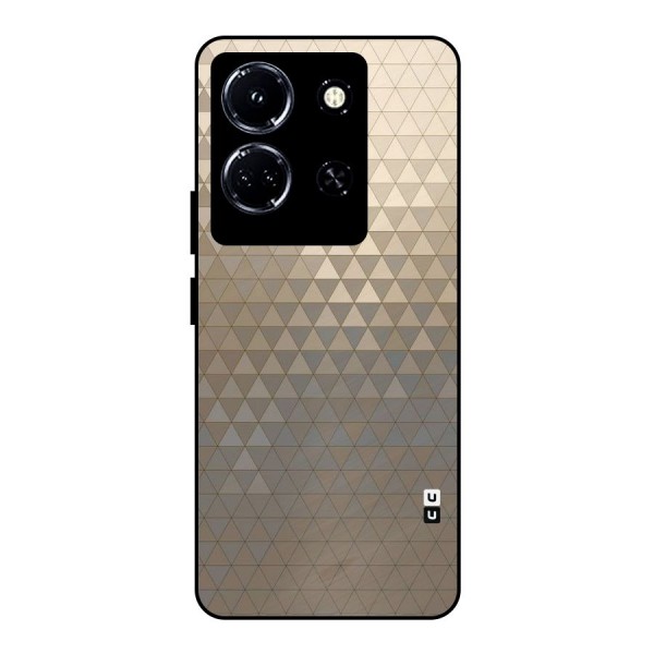 Beautiful Golden Pattern Metal Back Case for Infinix Note 30 5G