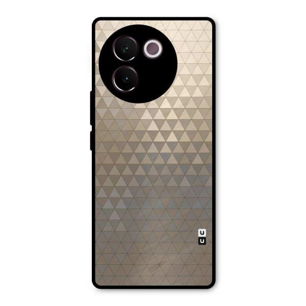 Beautiful Golden Pattern Metal Back Case for Vivo V30e
