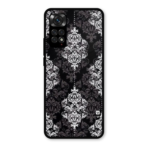 Beautiful Grey Pattern Metal Back Case for Redmi Note 11