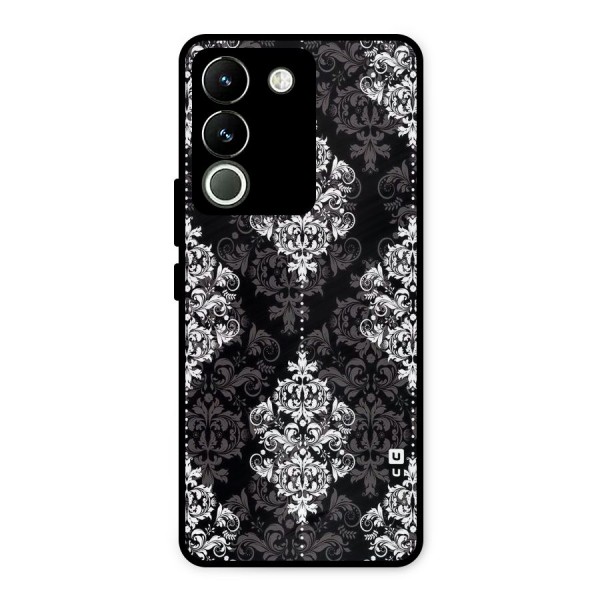 Beautiful Grey Pattern Metal Back Case for Vivo Y200