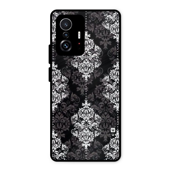 Beautiful Grey Pattern Metal Back Case for Xiaomi 11T Pro