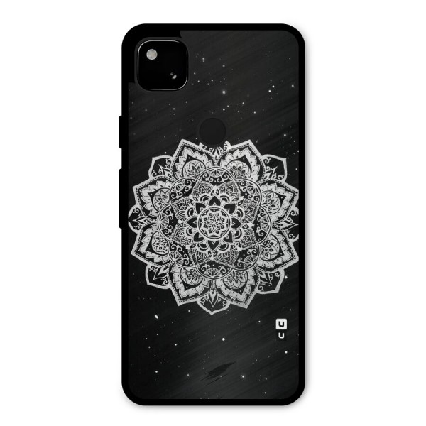Beautiful Mandala Design Metal Back Case for Google Pixel 4a