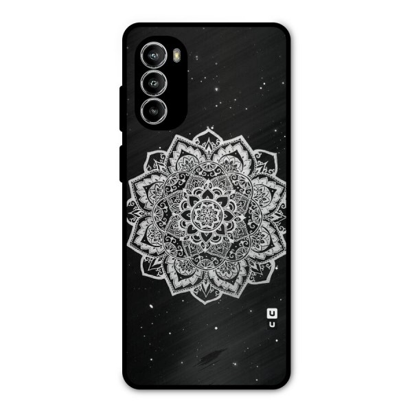 Beautiful Mandala Design Metal Back Case for Moto G52