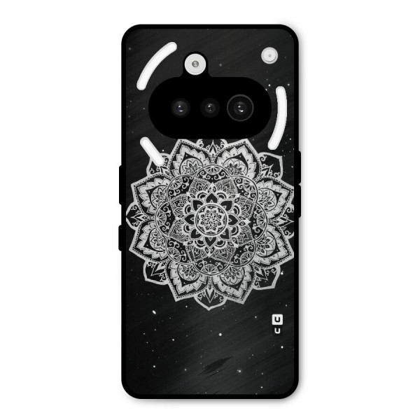 Beautiful Mandala Design Metal Back Case for Nothing Phone 3a