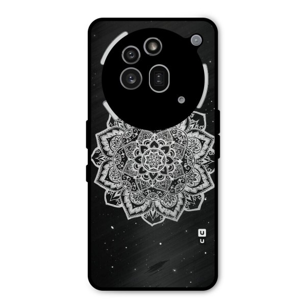 Beautiful Mandala Design Metal Back Case for Nothing Phone 3a Pro