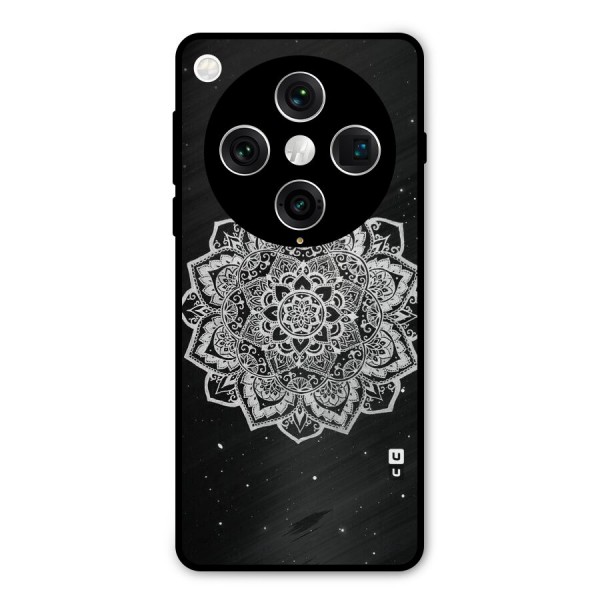 Beautiful Mandala Design Metal Back Case for Oppo Find X8 Pro