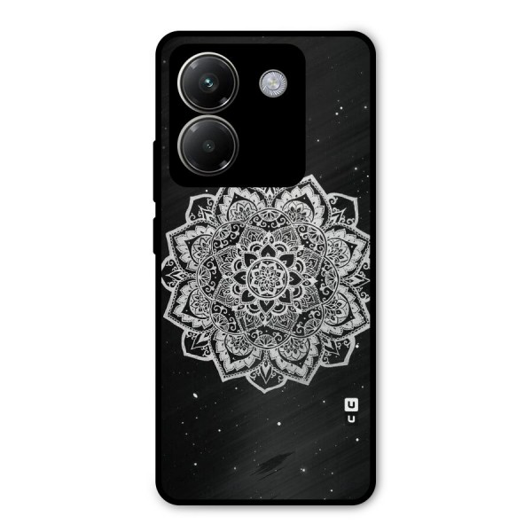 Beautiful Mandala Design Metal Back Case for Poco M7 Pro 5G