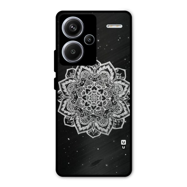Beautiful Mandala Design Metal Back Case for Redmi Note 13 Pro Plus
