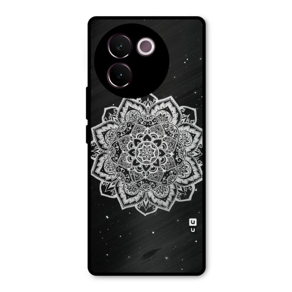 Beautiful Mandala Design Metal Back Case for Vivo V30e