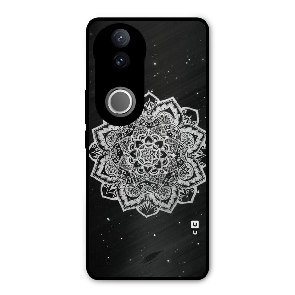Beautiful Mandala Design Metal Back Case for Vivo V50e