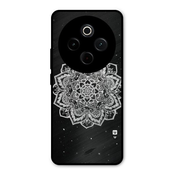 Beautiful Mandala Design Metal Back Case for iQOO Z10