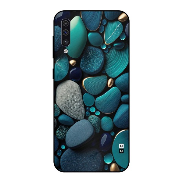 Beautiful Pebble Stones Metal Back Case for Galaxy A50