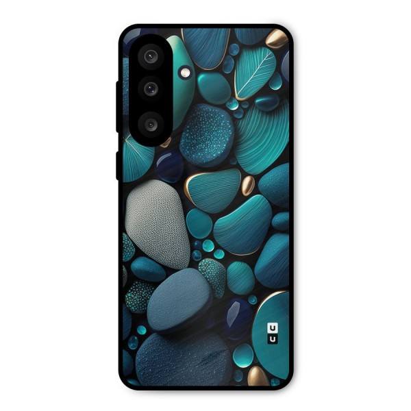 Beautiful Pebble Stones Metal Back Case for Galaxy M56