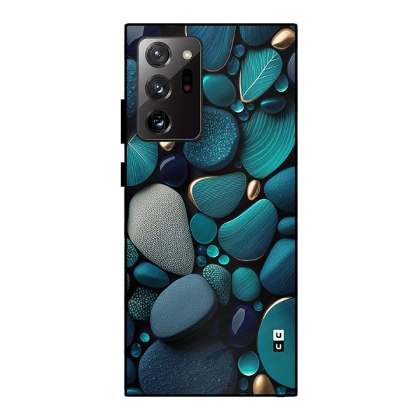 Beautiful Pebble Stones Metal Back Case for Galaxy Note 20 Ultra