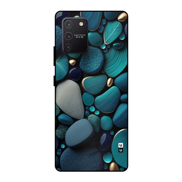 Beautiful Pebble Stones Metal Back Case for Galaxy S10 Lite