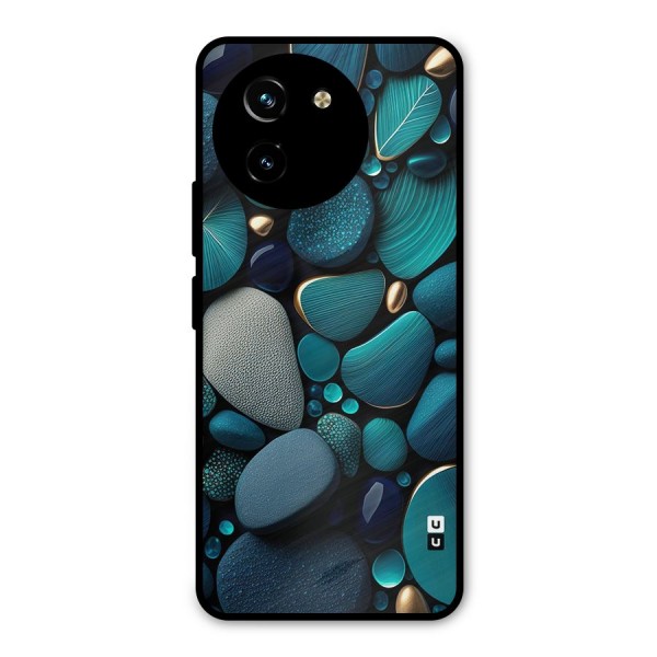 Beautiful Pebble Stones Metal Back Case for Vivo T3x