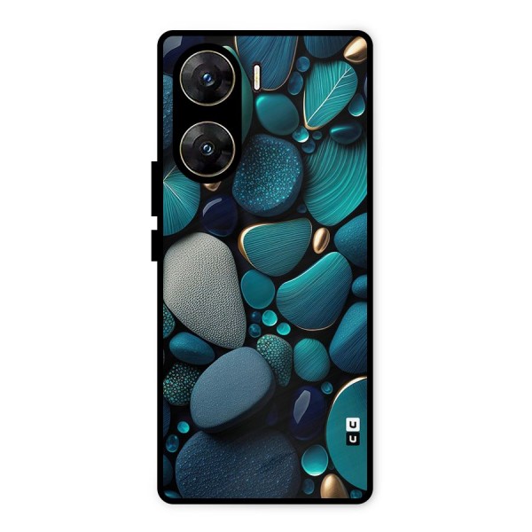 Beautiful Pebble Stones Metal Back Case for Vivo V29e