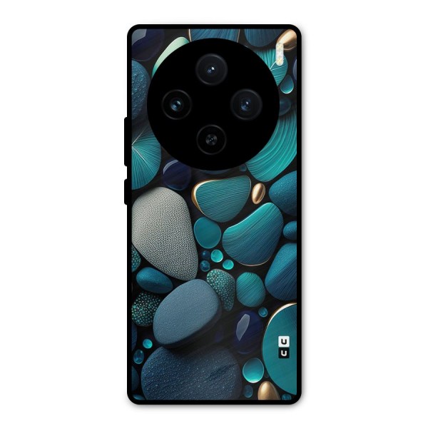 Beautiful Pebble Stones Metal Back Case for Vivo X100