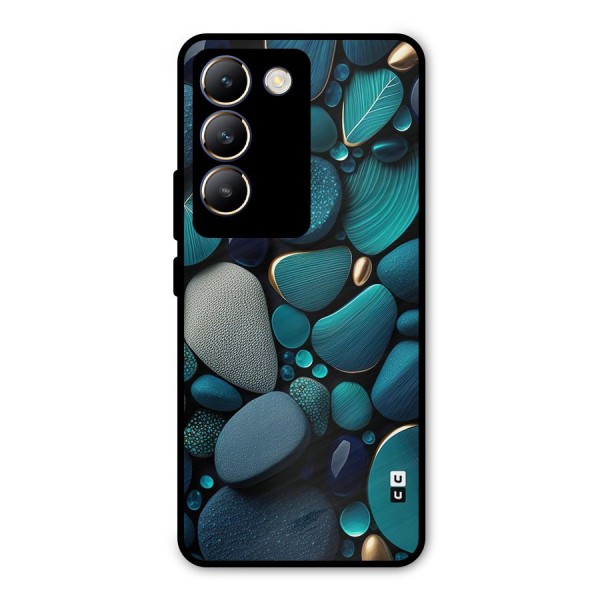 Beautiful Pebble Stones Metal Back Case for Vivo Y200e