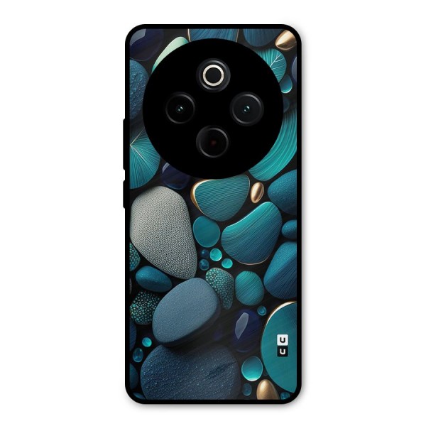 Beautiful Pebble Stones Metal Back Case for iQOO Z10