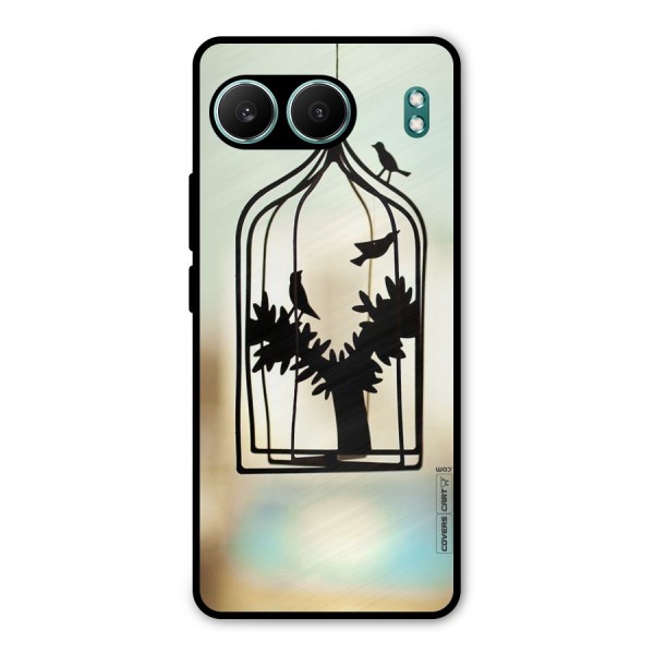 Beautiful Pegion Cage Metal Back Case for OnePlus Nord 4