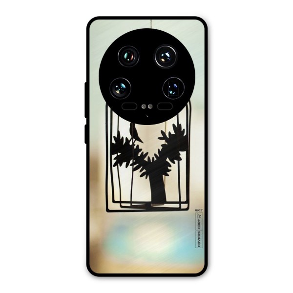 Beautiful Pegion Cage Metal Back Case for Xiaomi 14 Ultra