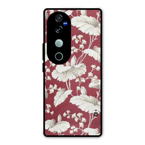 Beautiful Petals Metal Back Case for Vivo V40 Pro