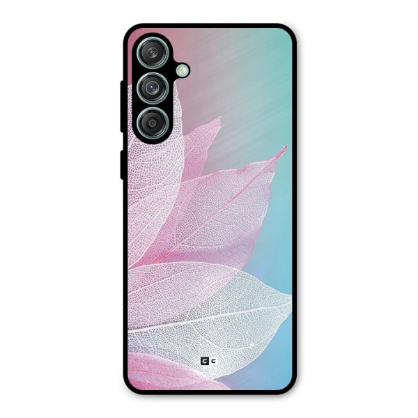 Beautiful Petals Vibes Metal Back Case for Galaxy M55 5G