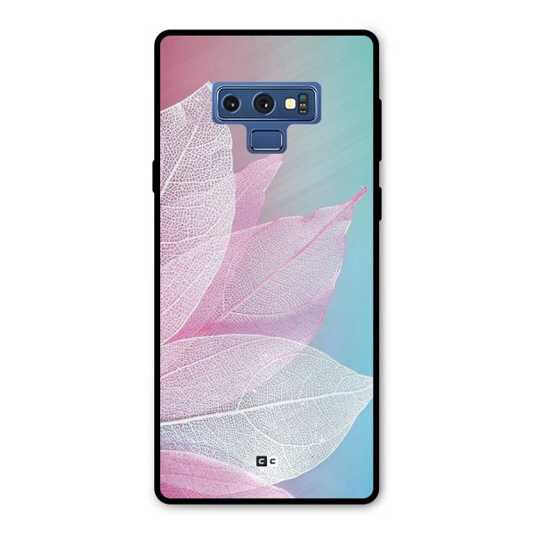 Beautiful Petals Vibes Metal Back Case for Galaxy Note 9