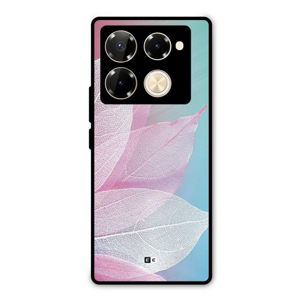 Beautiful Petals Vibes Metal Back Case for Infinix Note 40 Pro
