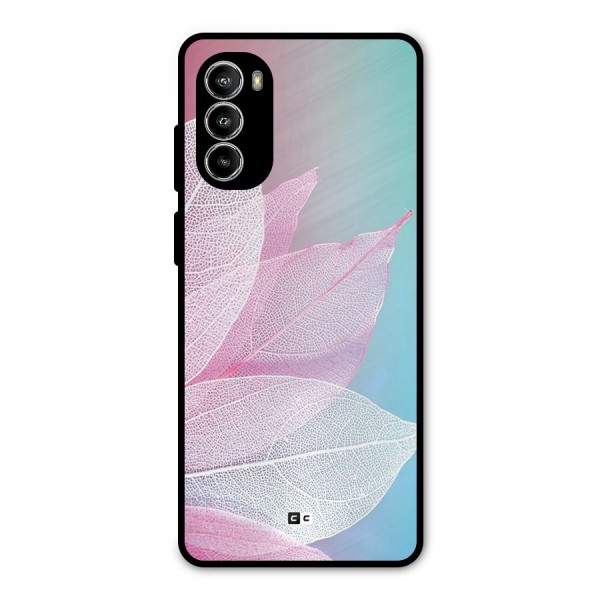 Beautiful Petals Vibes Metal Back Case for Moto G52