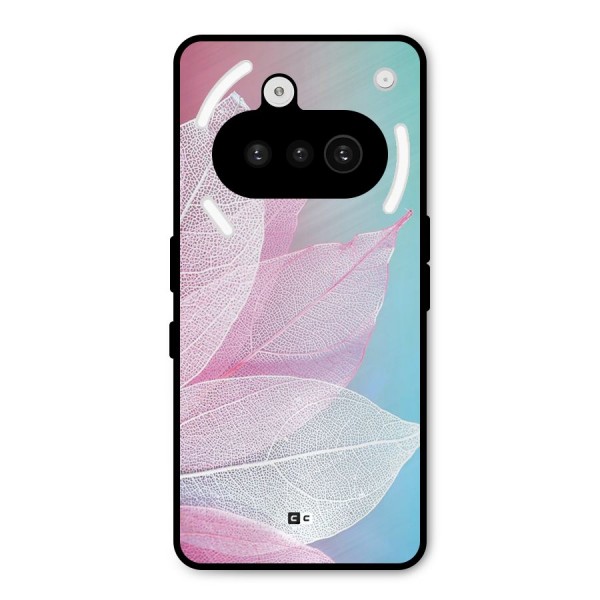 Beautiful Petals Vibes Metal Back Case for Nothing Phone 3a