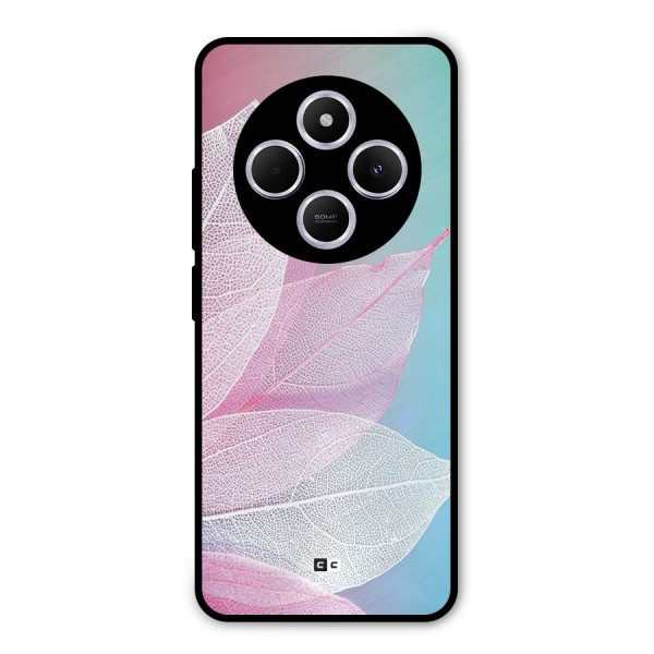 Beautiful Petals Vibes Metal Back Case for Poco C75 5G