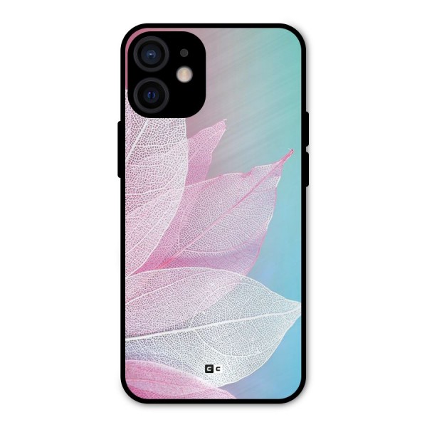 Beautiful Petals Vibes Metal Back Case for iPhone 12 Mini
