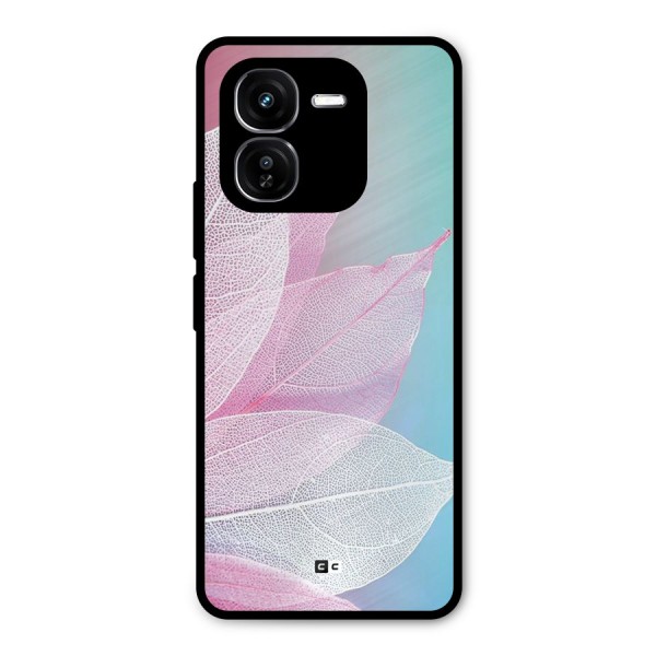 Beautiful Petals Vibes Metal Back Case for iQOO Z9x