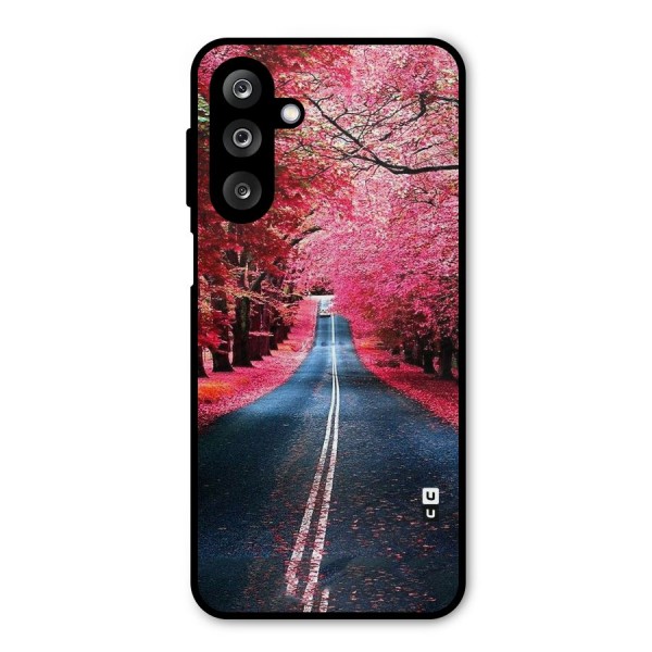 Beautiful Red Trees Metal Back Case for Galaxy M36