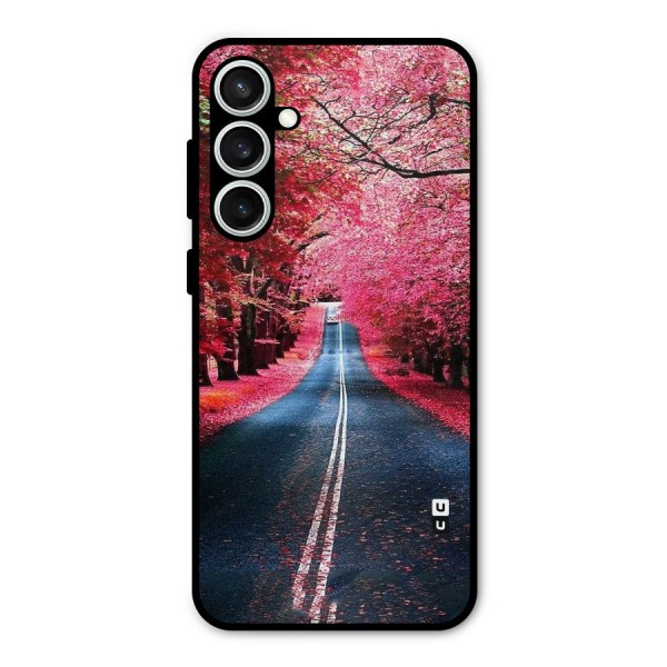 Beautiful Red Trees Metal Back Case for Galaxy S23 FE