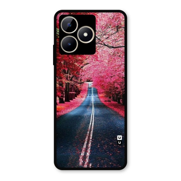 Beautiful Red Trees Metal Back Case for Realme C53