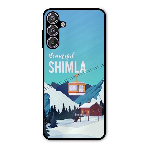 Beautiful Shimla Metal Back Case for Galaxy F15